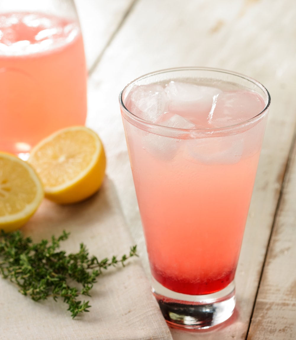 High-Protein Strawberry Lemonade