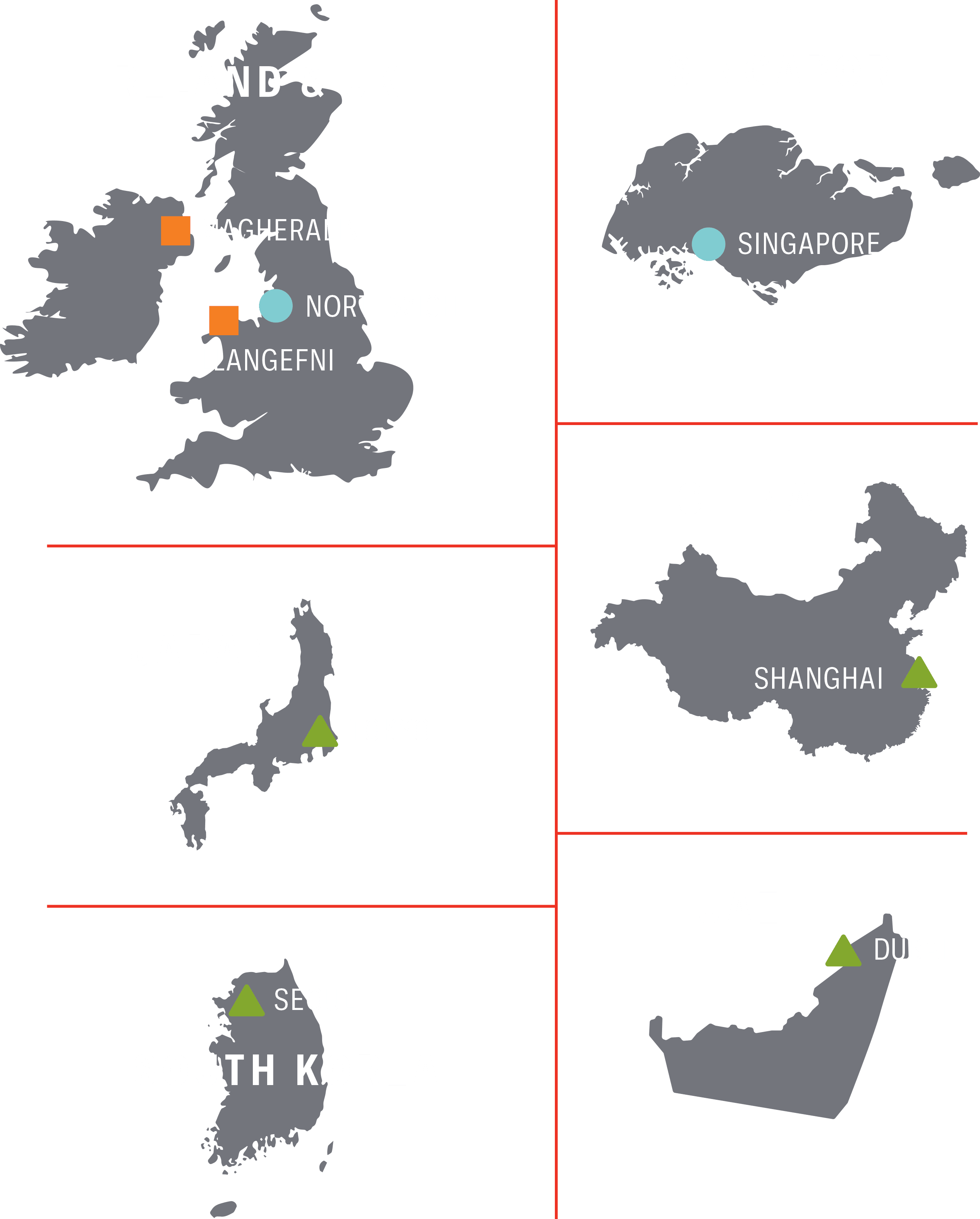 International Leprino locations